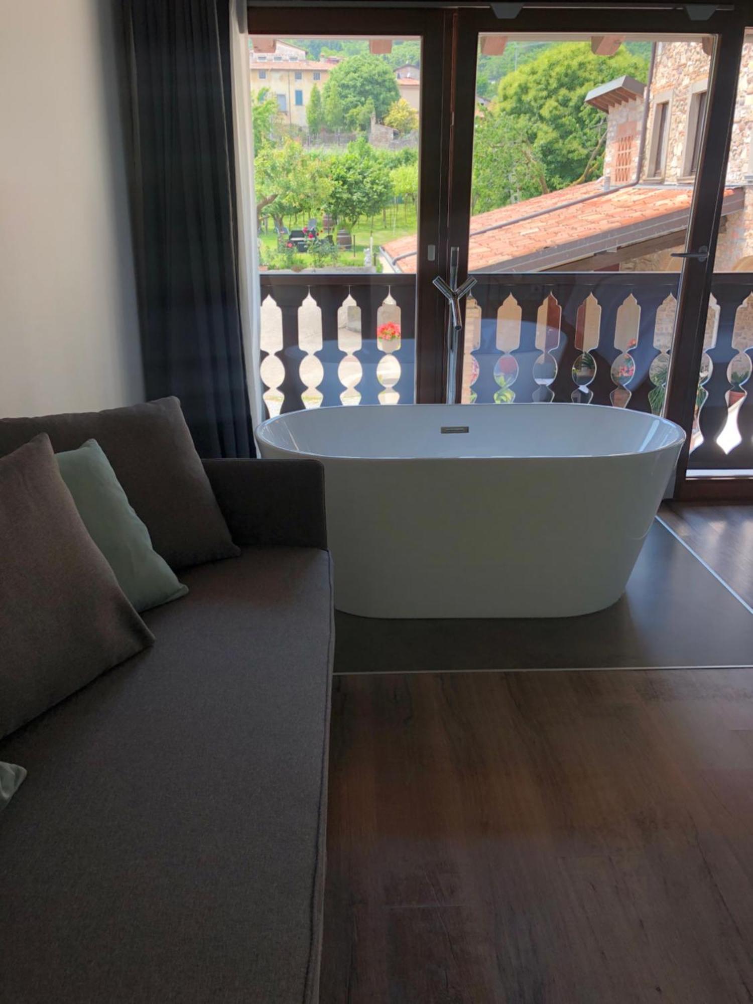 La Terrazza Sulle Vigne B&B 科尔特弗兰卡 客房 照片